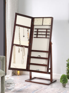 Regent Home | Full Body Mobile Mirror Cabinet