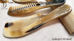 Lược Sừng Xuất Nhật HAHANCO Chuôi Trơn Cao Cấp Nhiều Kích Thước Lựa Chọn