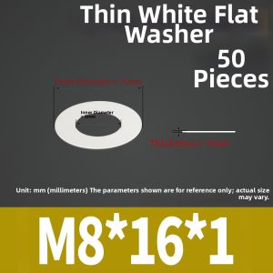 Creaby | Ultra-thin Insulated Flat Washers M3