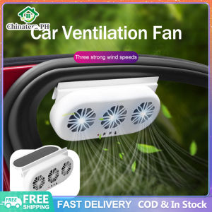 [Fast Delivery] Solar truck exhaust fan air circulation summer car exhaust radiator ventilation fan car cooling