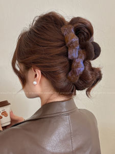 Retro Butterfly Knot Shark Clamp Hair Clip Womens New 2025 Fashion Sensation Hair Accessories Large Hair Quantity Back of Head