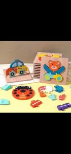 3D ไม้ลายการ์ตูนจิฟ สำหรับเด็ก จิ๊กซอว์ไม้ ลายการ์ตูน 3D แบบนูน