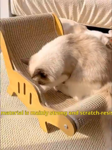 2 in 1 cat Sisal Cushion Recliner Chair Cat Sofa Pet Furniture Wear-resistant Cat Scratching Board