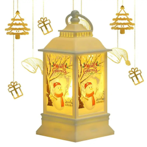 Christmas Snow Globes Portable Christmas Candle Lantern Snow Globe Lantern Snow Globes With Santa Claus Snowman Christmas Tree