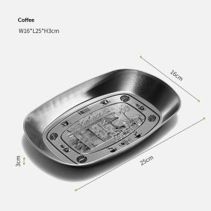 EELHOE | New Stainless Steel Camping Food Trays Durable Rust Proof Food Grade Perfect For Outdoor Picnic Hiking BBQ And TravelAcc