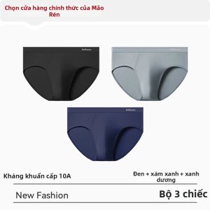 Quần lót MiiOW cho nam vải cotton tam giác thoáng khí kháng khuẩn