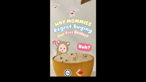 Mommy J Baby Rice Organic Grain 900g 6m+