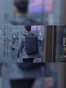 SG Mark Ryden Backpack Business Travel Backpack 17.3 inch Laptop Bag USB Charging Travel Bag Black