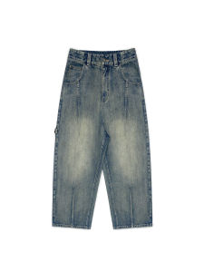 Early Autumn Selection MASONPRINCE Original Denim Aesthetic Wasteland Monkey Large Straight Leg Jeans Youth Long Pants