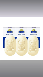 Mybee Baby Soap (100g 3 Packs) – 98% Natural Moisturizing & Soothing for Sensitive Skin Shea Butter Olive Oil Hyaluronic Acid Chamomile