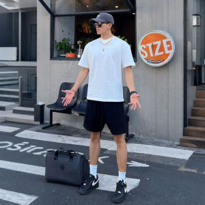 Grey American Style Sport Shorts Men Summer Outdoor Heavyweight Basketball Loose Fitness Running Fourths Pants Casual Shorts