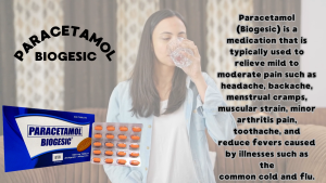 Biogesic Paracetamol 500mg Pain Relief 10TABLETS