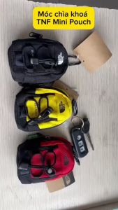 Móc khóa T.N.F Mini MINI BOREALIS POUCH Móc treo balo có ngăn đựng chìa khóa đồ dùng cá nhân