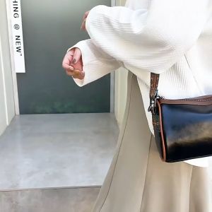 Baggie (Ready Stock) PU Leather Sling Bag Women Korean Style Crossbody Shoulder Handbag Woman Beg Tangan Wanita Murah