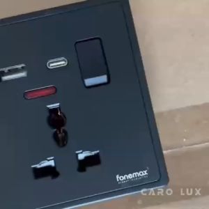 <MULTI SOCKET> 13A MULTI SWITCH SOCKET WALL POWER UNIVERSAL SOCKET USB + TYPE-C FAST CHARGING PORT