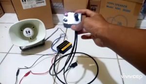 Modul Sirine 12 Suara Dualtone & Set Speaker TOA 10 Watt Oval