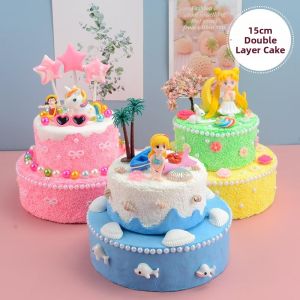 yishujia office | DIY Kids Simulation Double Layer Cake Making Kit
