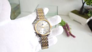 Đồng hồ nam CRNAIRA fourron F288 có lịch ngày - thứ mặt kính trong thiết kế sang trọng lịch lãm vỏ và dây làm từ hợp kim thép không gỉ