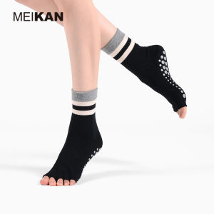 Tất Thể Thao MEIKAN Dành Cho Nữ Tất Tập Yoga Tất Tập Thể Dục Tất Chống Trượt Tất Tập Luyện Trong Nhà Tất Bốn Ngón Tất Năm Ngón
