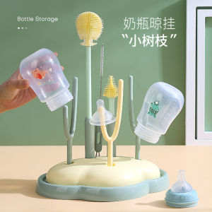 Baby Bottle Brush Cleaning Silicone Straw Cup Cleaner Long Handle Durable Infant Feeding Supplies Set for Mommy And Baby