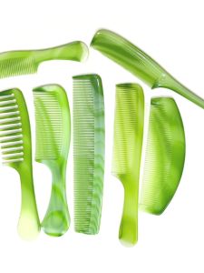 Thickened Plastic Comb Anti-static Durable Large Size Unbreakable Hair Comb Household Personal Care Tool Epoxym Resin Handle