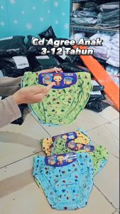 Celana Dalam Anak Cowok Agree Kids AK23a Motif | Cd Anak Laki-laki Bahan Katun isi 3