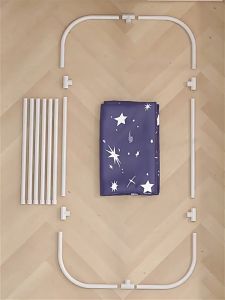 bồn tắm gấp gọn tiện lợi dài 1.4m cao 55cm chất liệu vải OXFORD khung nhựa ABS bảo hành 6 tháng