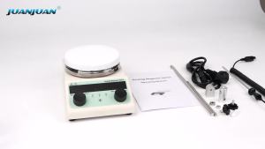 Electric Magnetic Stirrer Hot Plate Shaker With Stir Bar Medical Bioloicgal Chemical Laboratory Count Down Function Vortex Mixer