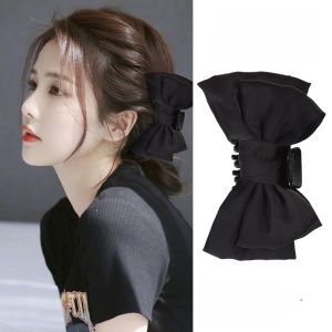 Large Double-Sided Butterfly Knot Hair Clip Womens Fugitive Princess Shark Clamp 2024 New Style Hair Accessories