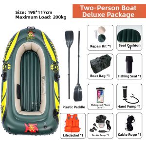 BONINGYU | Durable Thickened Inflatable Boat for Fishing Life Saving