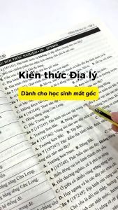 Sách ID Tổng Ôn Địa Lí Lớp 12 Chương trình mới - Dành cho 2k7 Luyện thi THPT và Đánh giá năng lực (ĐGNL) 2025 Moonbook