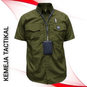 Kemeja M TAC Lengan Pendek kemeja lapangan kemeja rescrim nyaman saat dipakai