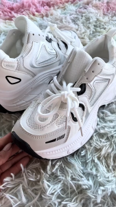Giày Sneaker Nữ Phối Lưới – Đế Dày Chunky Thoáng Khí – Giày Thể Thao Nữ Êm Nhẹ Tăng Chiều Cao D023