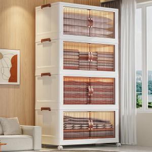 Plastic Clothing Storage Box Home Use Wardrobe Organizer Childrens Snacks Placement Box Quilt Arrangement Cabinet Storage