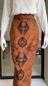 Rok Batik Wahyu Tumurun Sogan Span Big Size Bahan Jarik Halus Premium