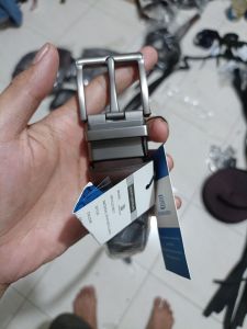 CLOUDSID Sana Sini Berkah!! Sabuk Kulit Asli Pria Model Korea Timbal Balik - ikat pinggang kulit bolak balikl hitam dan coklat - gesper kulit pria import cocok untuk kantoran - fashion