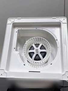 DQQI Exhaust Fan Ceiling 8/10/12 Inch Strong Wind Exhaust Fan for Kitchen/Bathroom/Room with Duct Hose