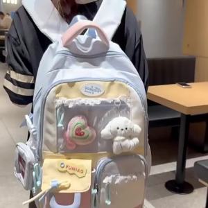 Japanese High School Girls Backpack School Bags For Teenage Girls Multi Pockets New Kawaii Backpack Women Harajuku Cute Mochila