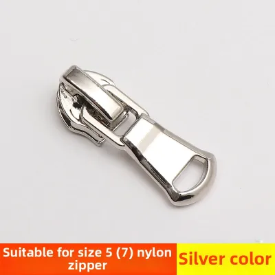 Metal Zipper Replacement Zipper Head for Clothes 5 Number Resin Zipper Pull 7 Number Nylon Zipper Buckle Zipper Accessories