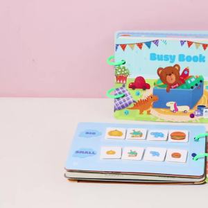 1pcs Childrens Early Learning Enlightenment Quiet Book Repeatedly Sticky Paper Busy Book Baby Puzzle Science Teaching Toys