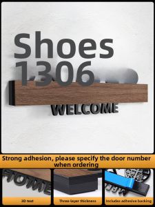 QIANGBIAO | Luxury Minimalist Door Number Plate