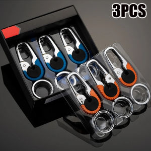 3pcs Car Keychain Creative Key Holder Keyring Men Key Chain Camping Climbing Metal Key Ring Car Styling Auto Car Accessories
