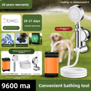 YEMO | Portable Pet Shower with Long Battery Life and Self-Suction Pump