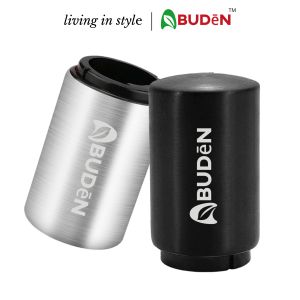 Magnetic Bottle Opener Stainless Steel Push Down Bottle Opener Beer Bottle Cap Opener with Magnet Barware Beer Gifts Kitchen Gadgets for Men Wine and Bar Tools