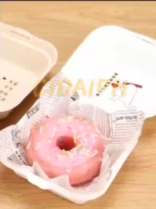 10/20/50Pcs Eco-Friendly Burger Box 450ml hamburger  Container Fast Food/Bento/Cake Takeout Box