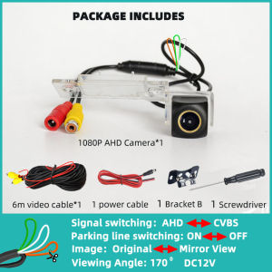 HD Backup Camera Rear View Reverse 170° AHD1080P/720P Cam Fits VW Touareg Tiguan Jetta Bora for Porsche Cayenne for Audi TT..