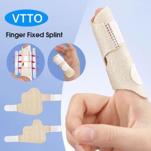 VTTO 1ชิ้น Relief ความเจ็บปวด ปรับนิ้ว ปรับได้เฝือกยึดนิ้วตรงช่วยบรรเทาอาการ