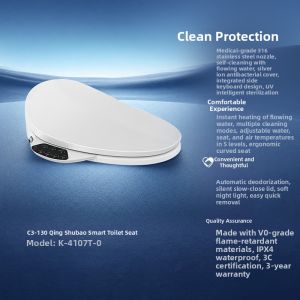Kohler | Instant Heating Smart Toilet Seat Bidet with Drying and Sanitizing