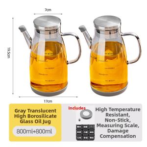 youqin | Non-sticking Home Kitchen Oil Dispenser Glass