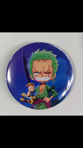 One Piece Anime Button Magnet Bottle Opener Ref Magnet 2.25 inches